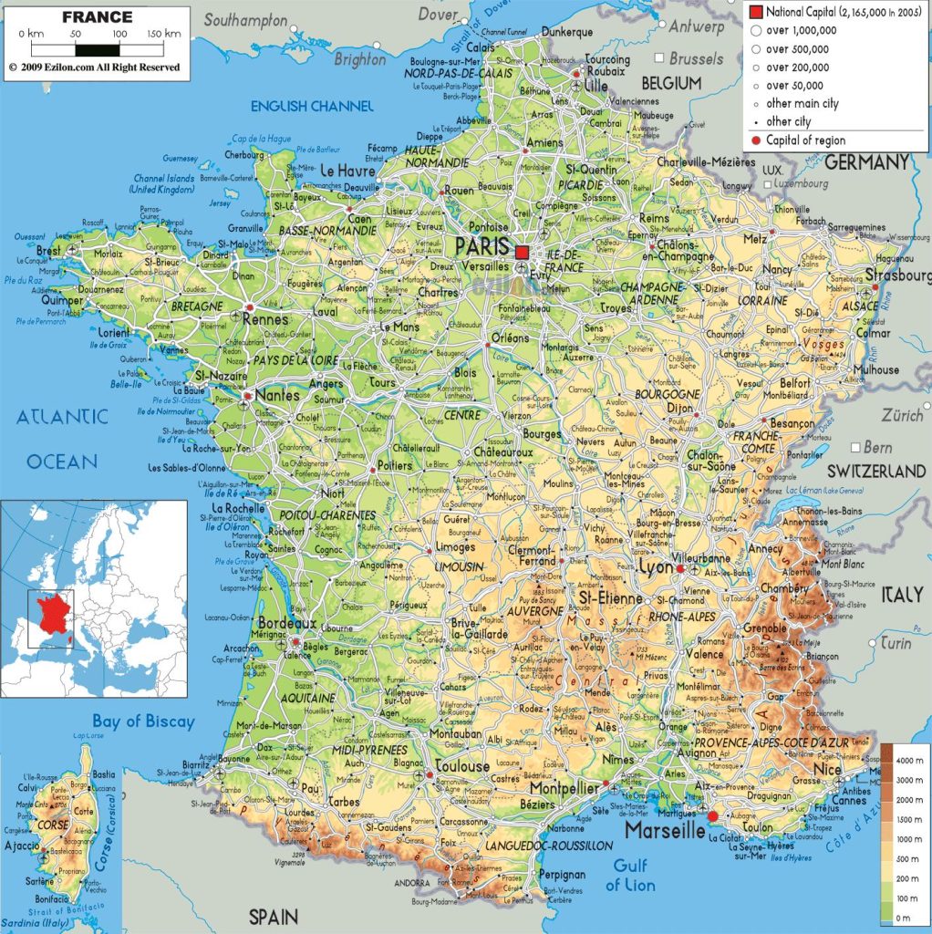 Países Vizinhos da França - Meu Kultura